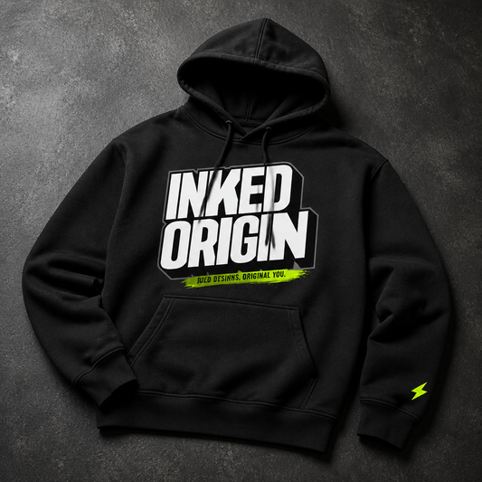 Inked Origin black hoodie
