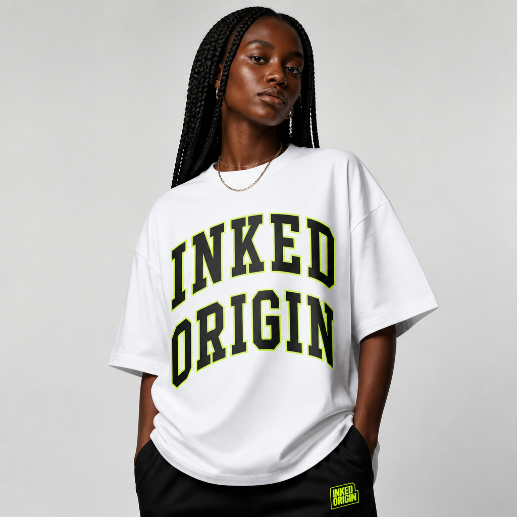 Varsity Tee White