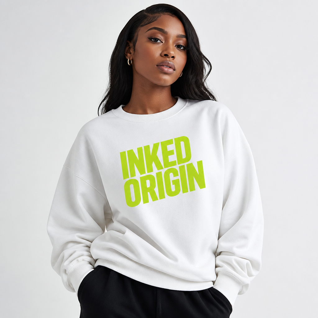Varsity Crewneck White